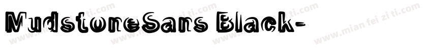 MudstoneSans Black字体转换